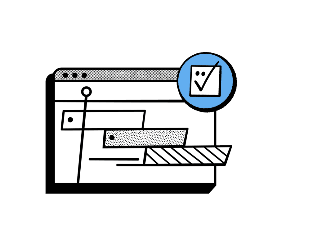 Template editorial illustration