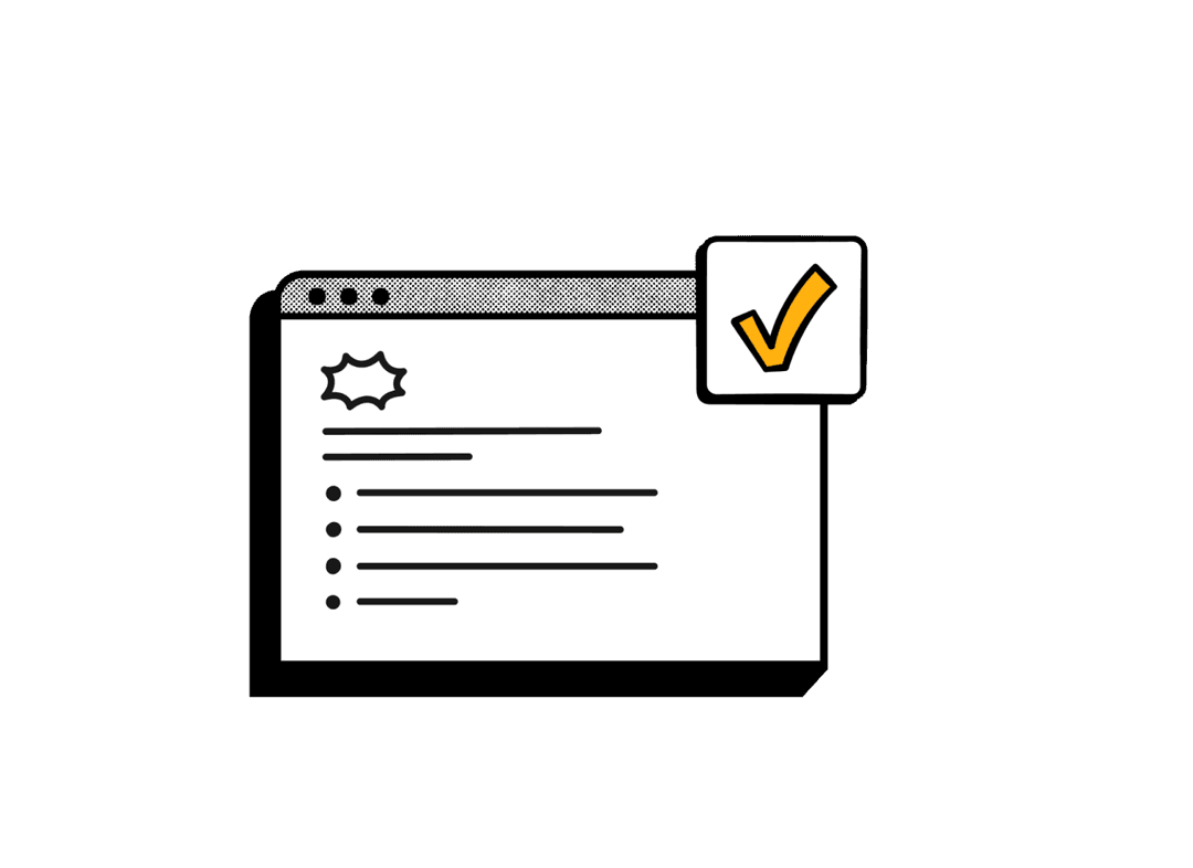 Template editorial illustration